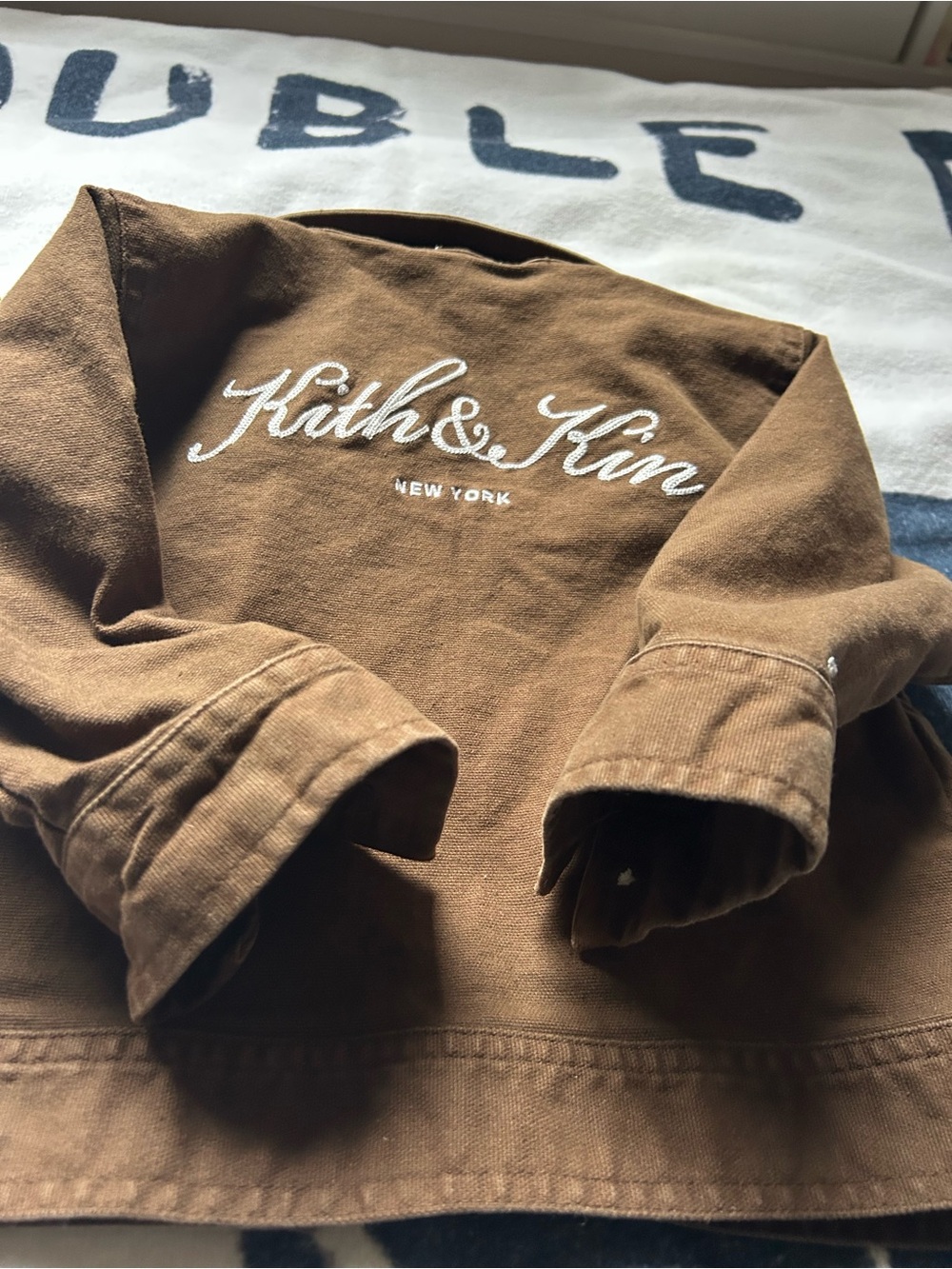 Kids Brown Button-Up Jacket by Kith & Kin - Picture 3 of 6